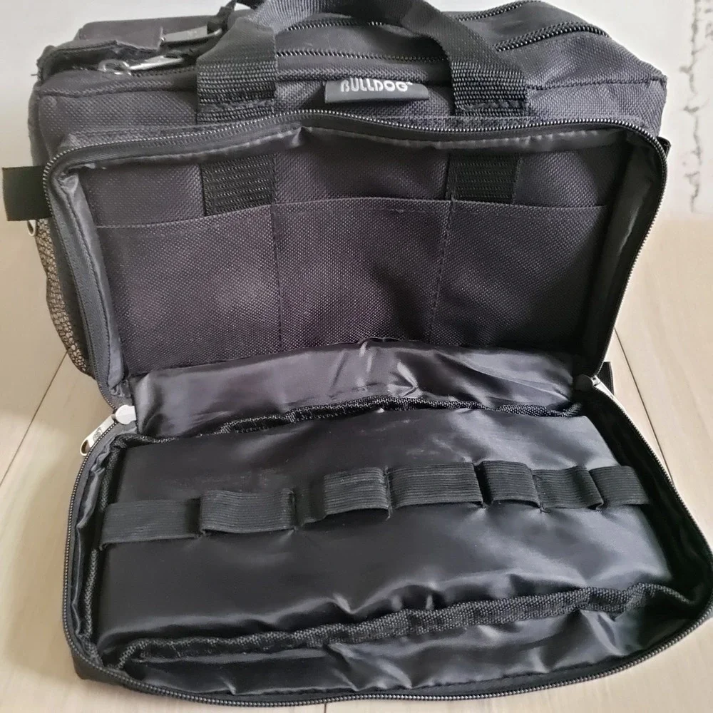 Bulldog Deluxe Range Bag Black Shooting w/ Strap 13